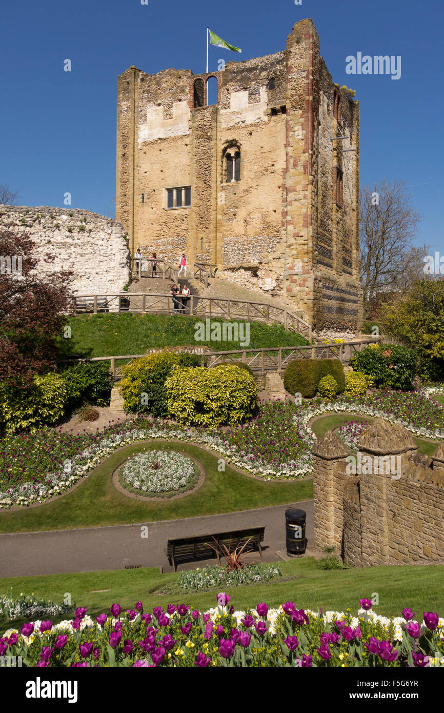 Guildford Castle Great Tower, Surrey, UK Stock Photo