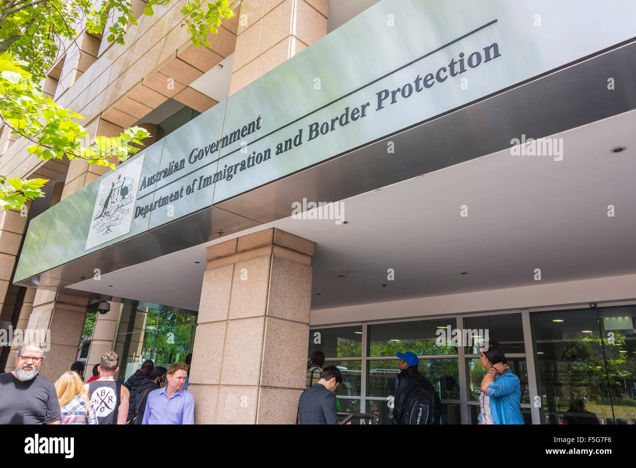 the Department of immigration and border protection sign Melbourne ...