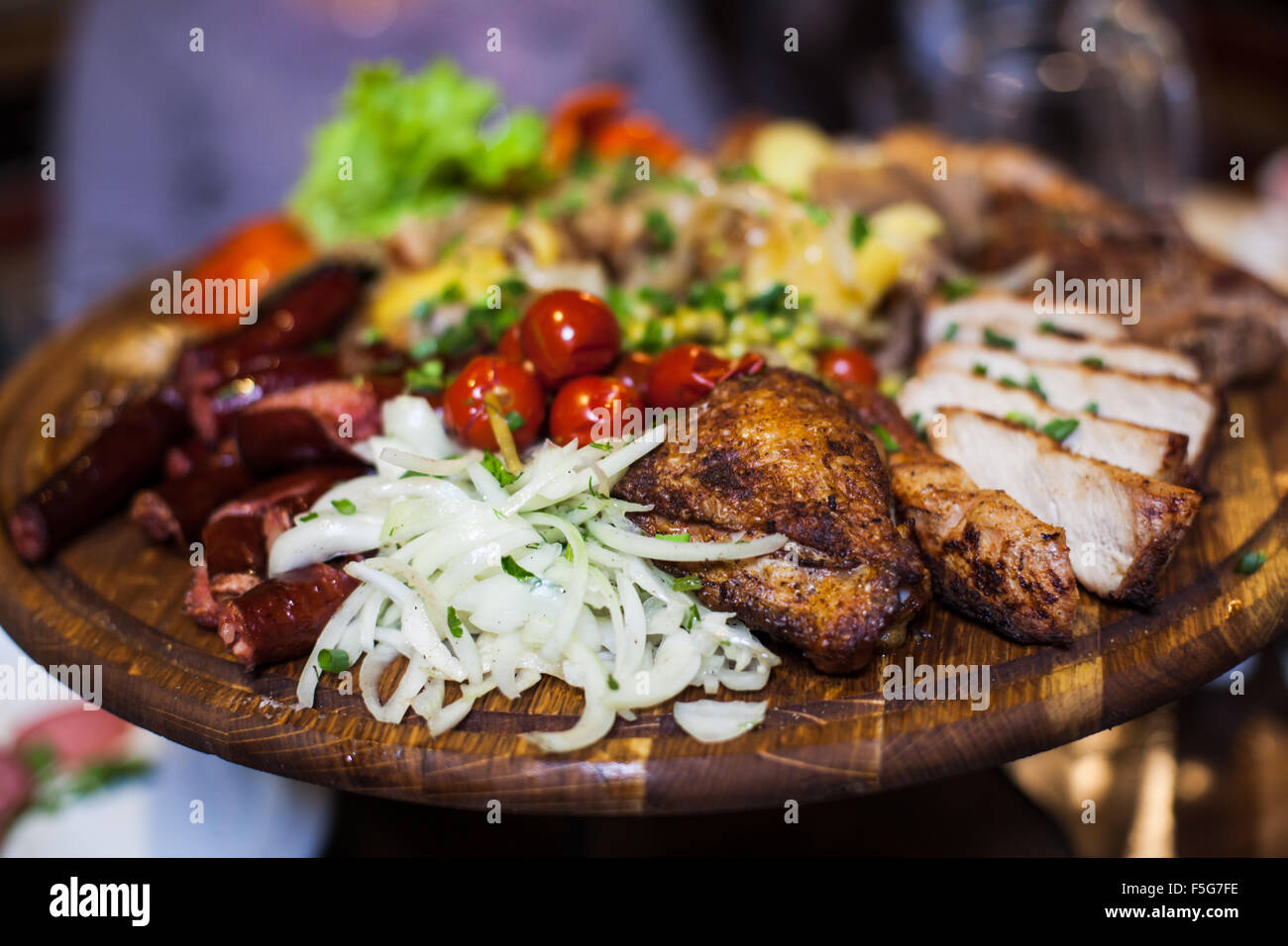The Men's dinner Stock Photo - Alamy