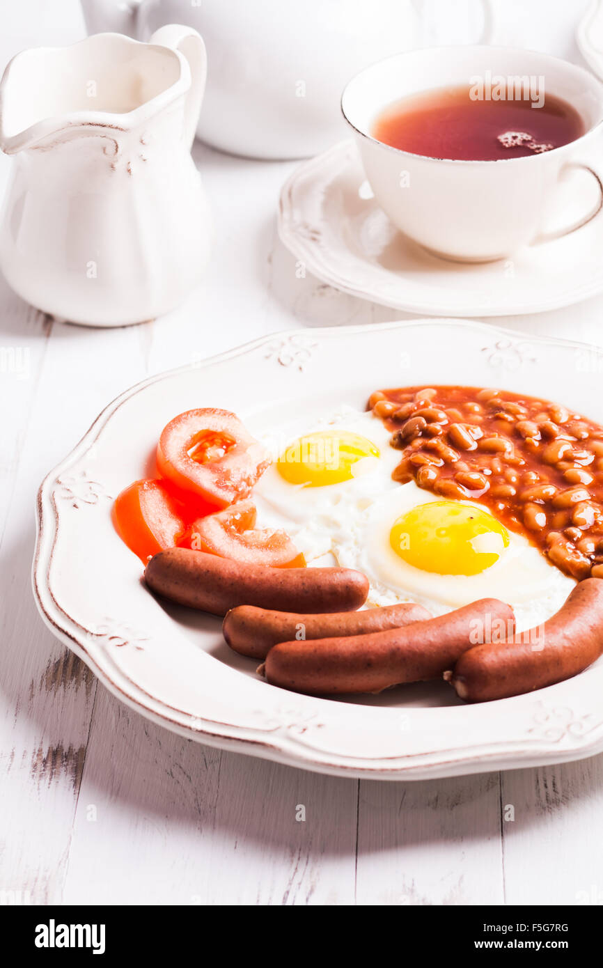 The English breakfast Stock Photo Alamy
