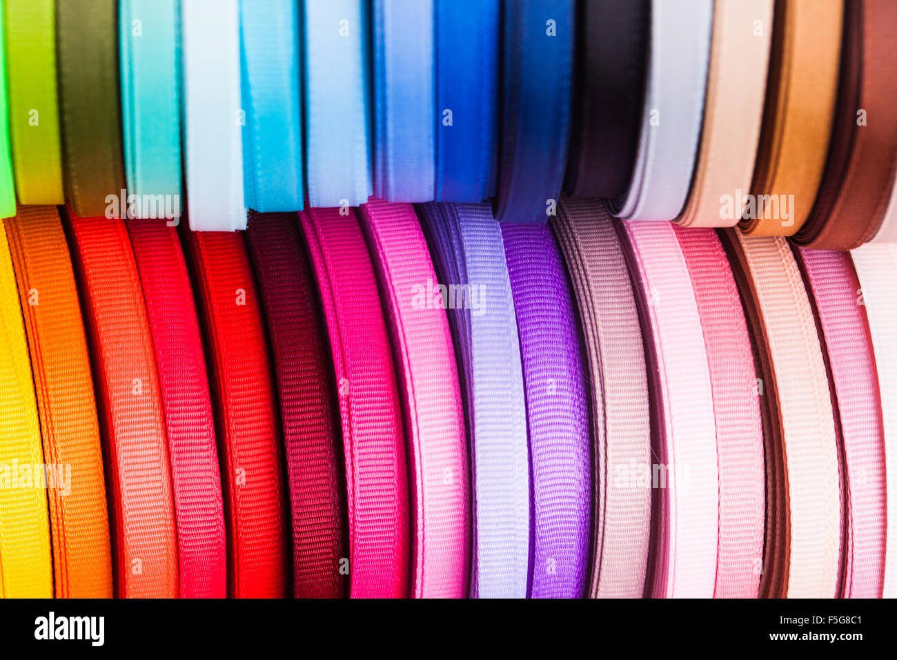 The ribbon bobbins Stock Photo - Alamy