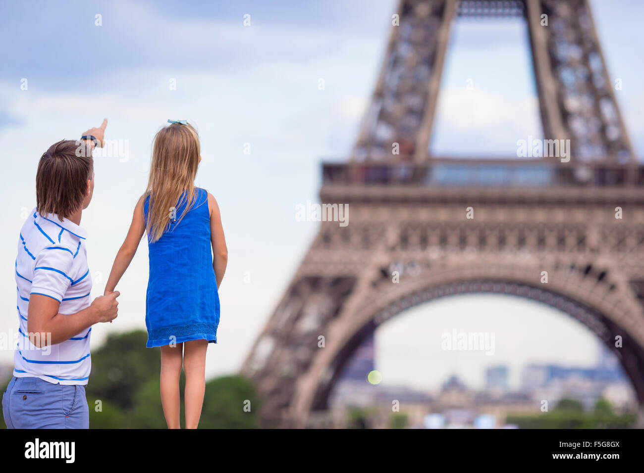 French summer holidays, travel and people concept happy family in