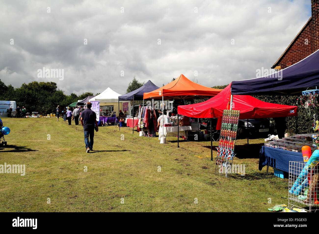 BARLOW, DERBYSHIRE, UK. AUGUST 15. 2015. Morning opening of the Barlow