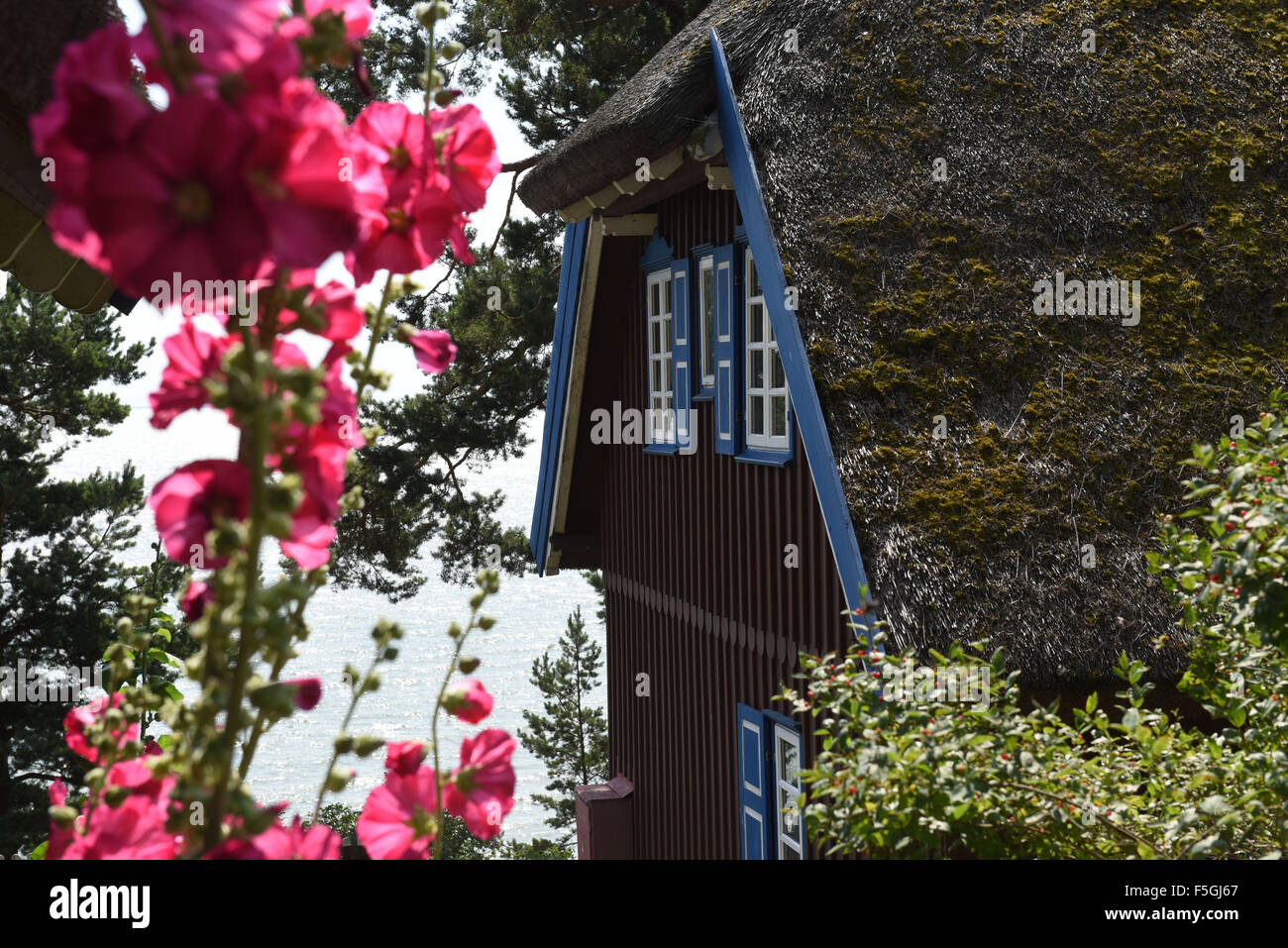 Memel, Lithuania, Thomas Mann house on the Curonian Spit Stock Photo