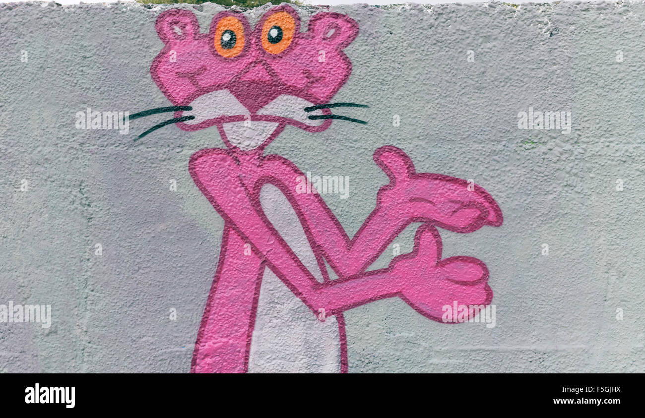 Pink Panther Fan Art Credit Card Decal Skin