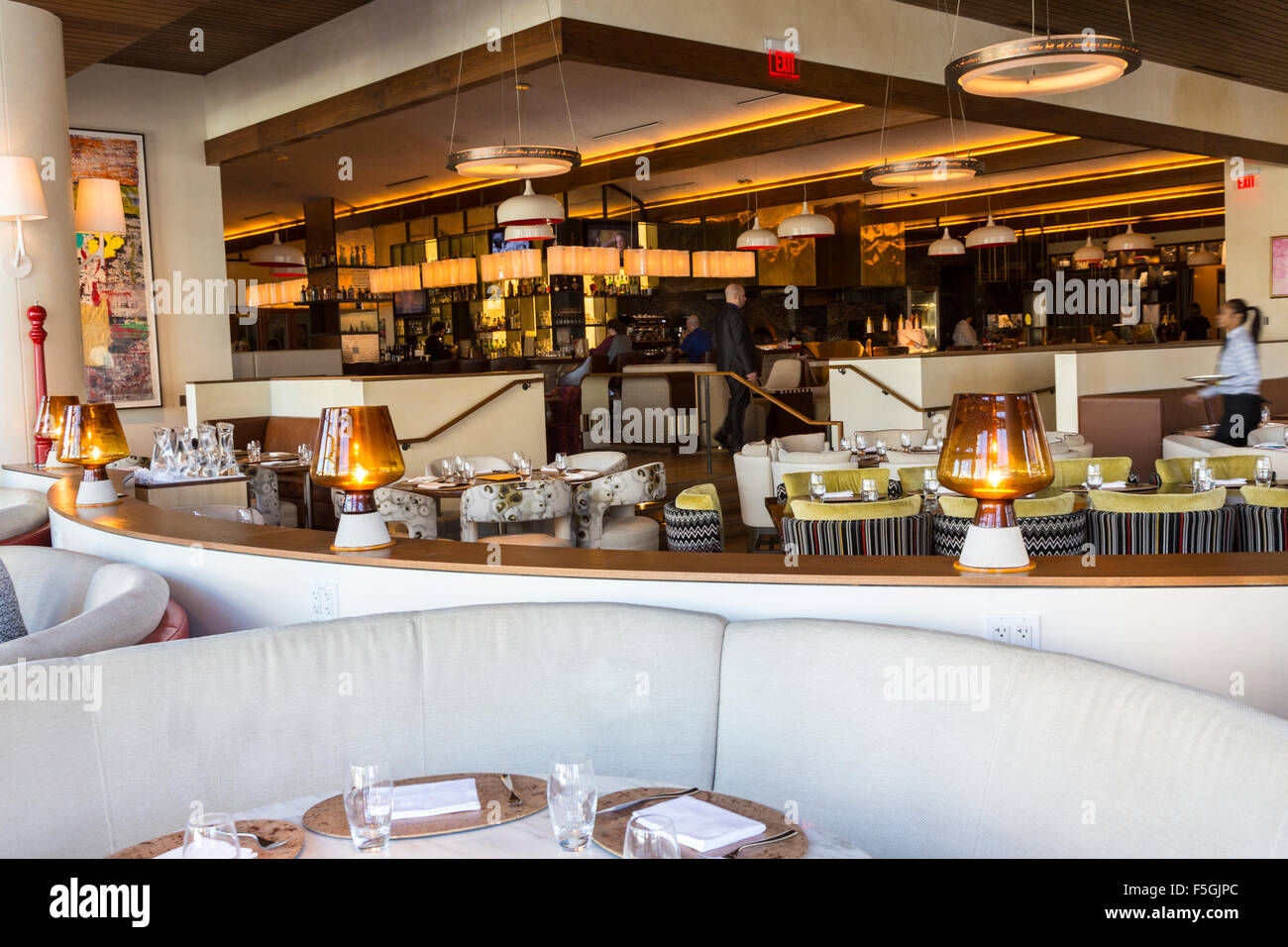 Las Vegas, Nevada. Giada Restaurant, Interior View, The Cromwell Hotel