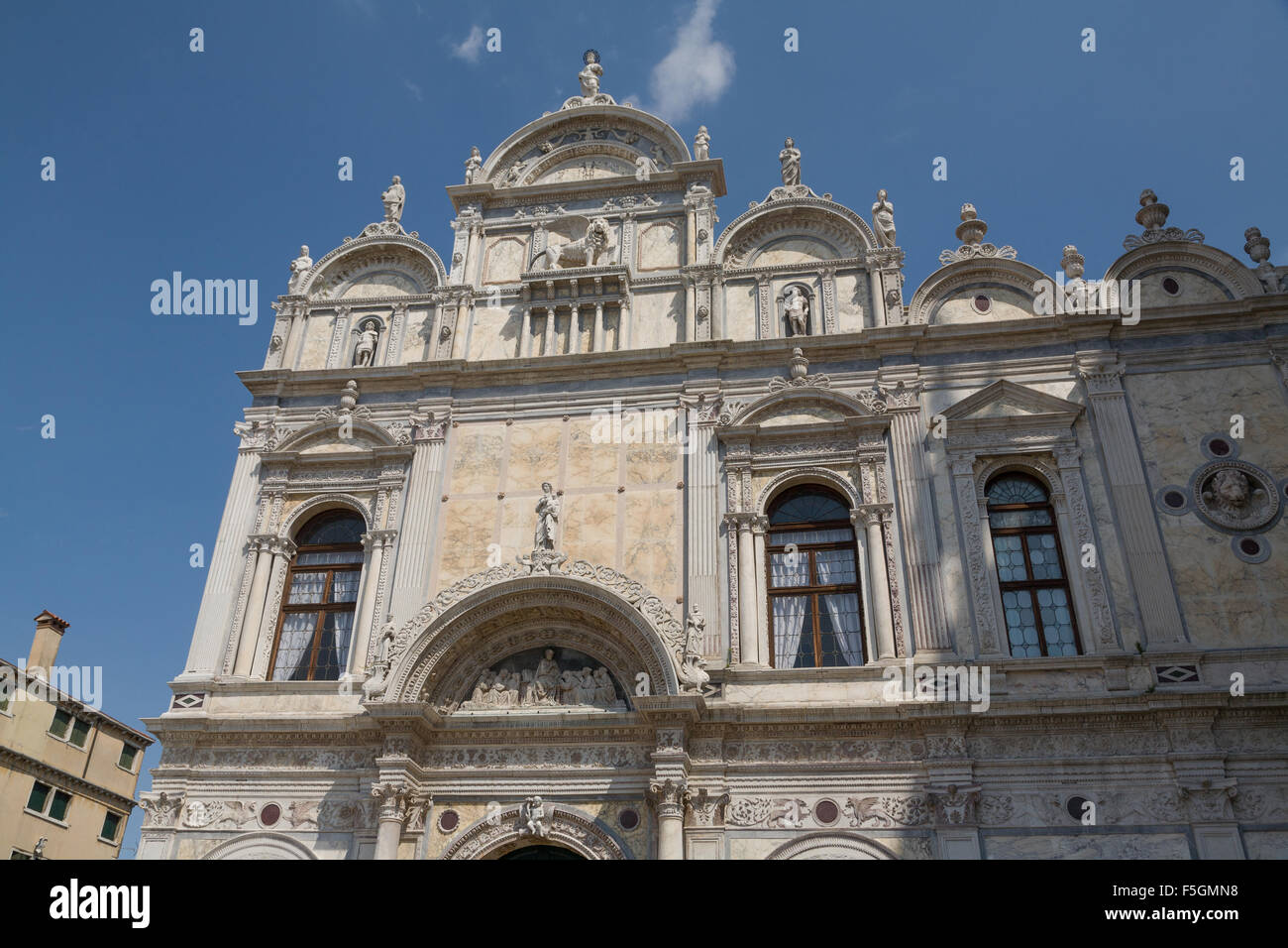 Venice, Italy, the Scuola Grande di San Marco Stock Photo