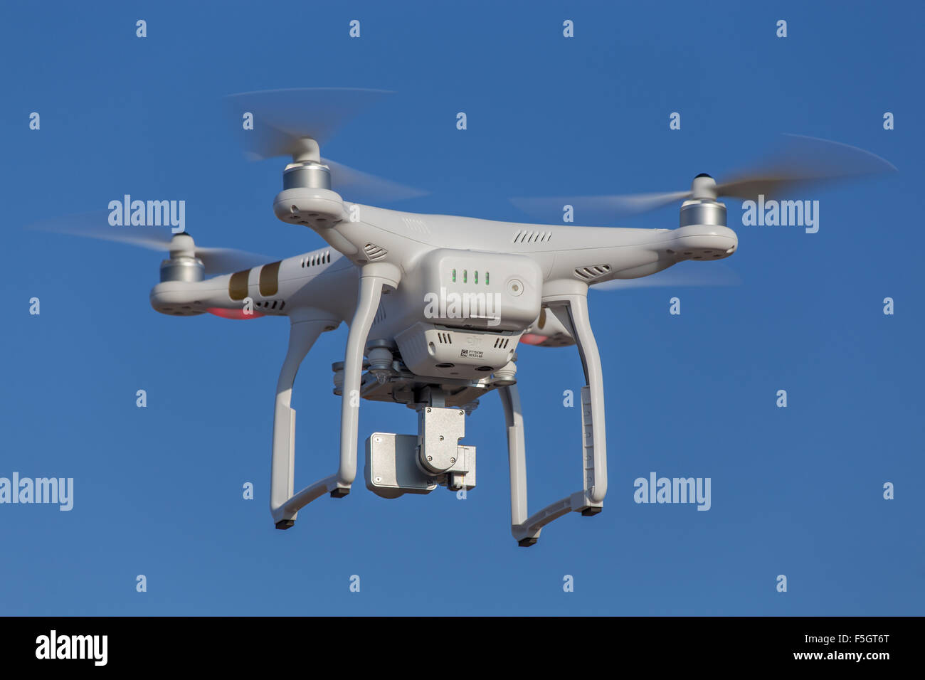 Airborne Drone Stock Photo