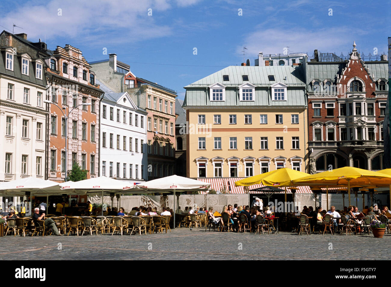 Latvia, Riga, Doma Laukums, cathedral square Stock Photo Alamy