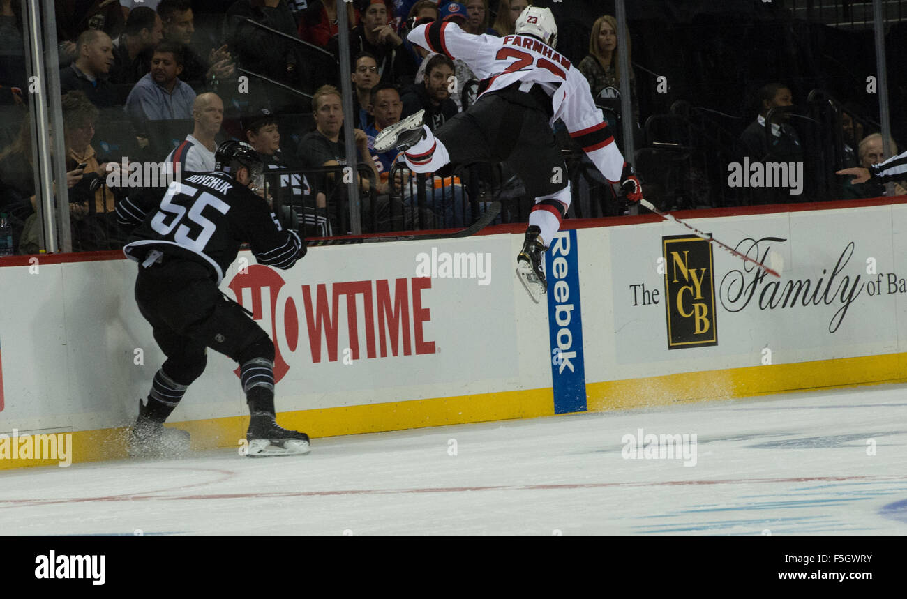 New York, NY, USA. 3rd Nov, 2015. New Jersey Devils right wing BOBBY ...