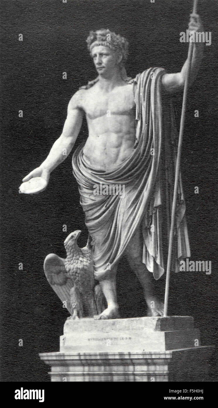 Statue of Nero, Rome, Italy Stock Photo