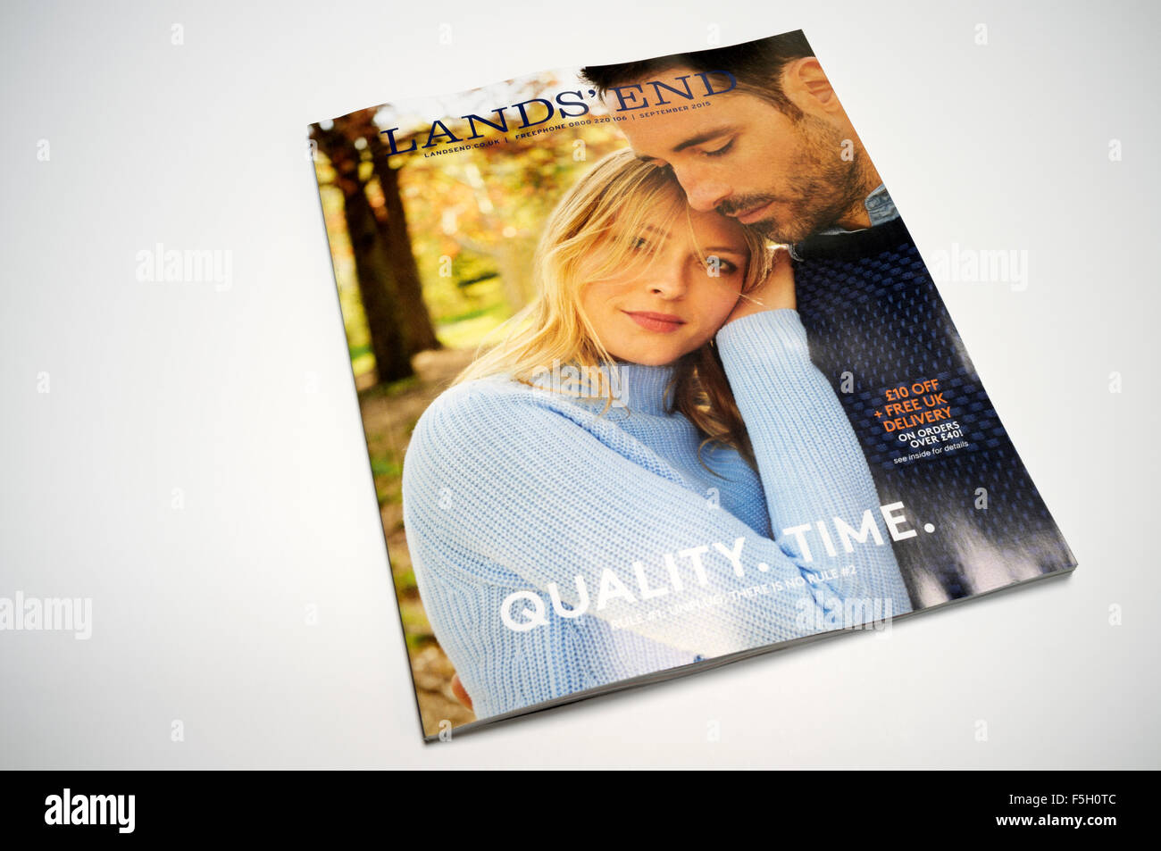 Landsend Clothing Company Catalog Stock Photo Alamy