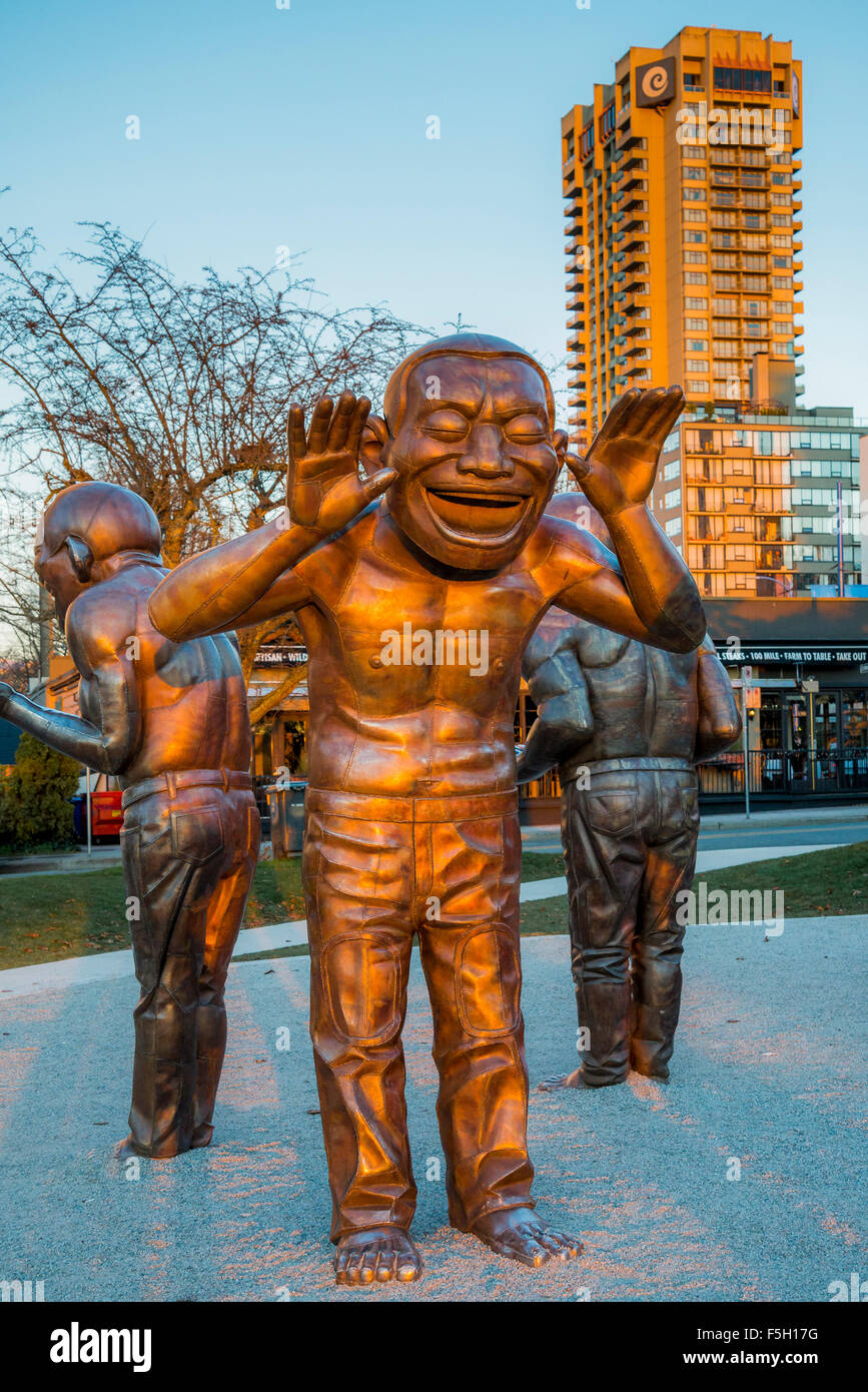 Vancouver laughing sculpture hires stock photography and images Alamy