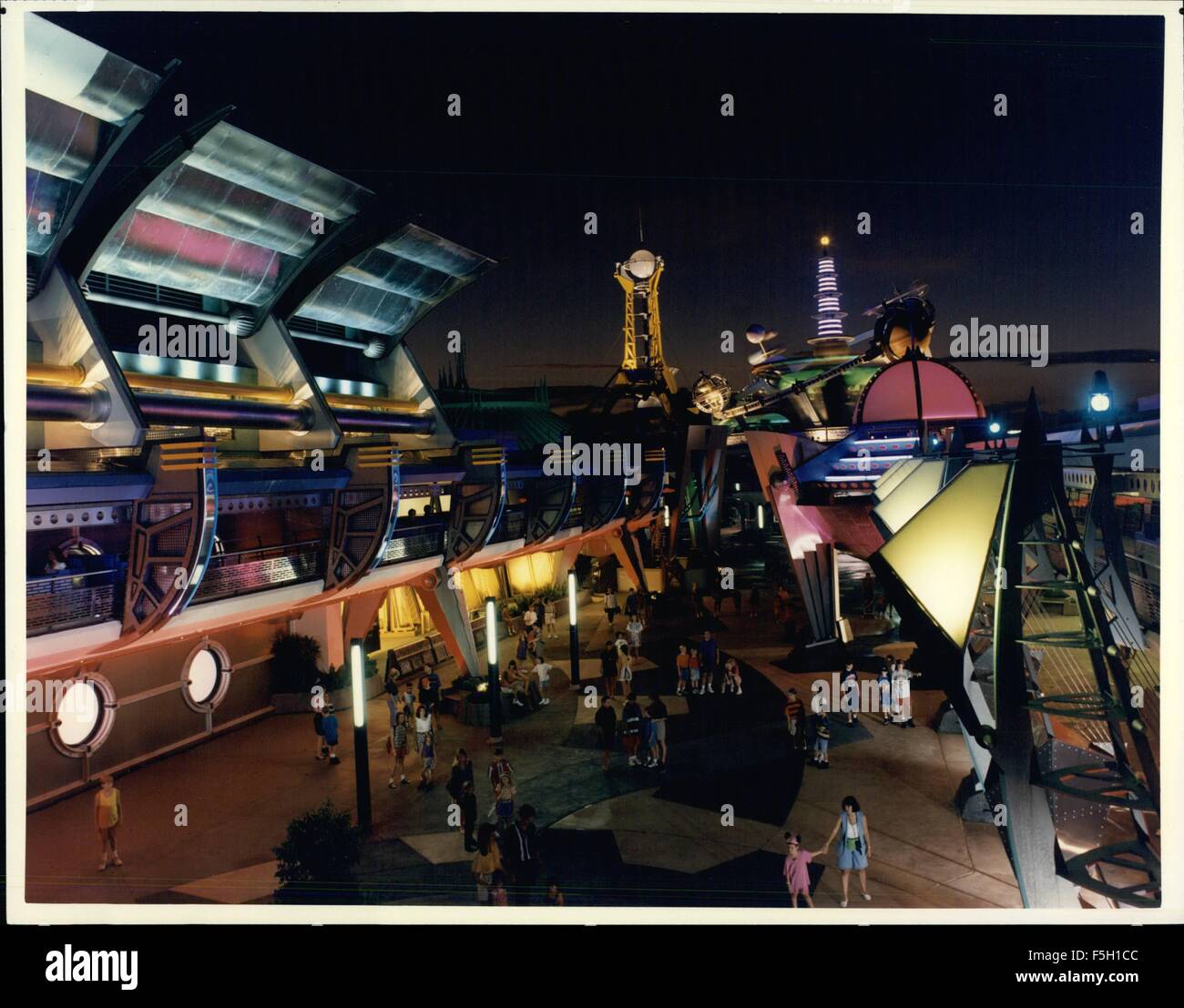 1994 - Tomorrowland To Become Fantasy Future City The future that never was is just around the corner in the Magic Kingdom at the Walt Disney World Resort. A brand new Tommorrowland welcomes visitors with a future-town friendly neighbourhood atmosphere, like the other lands in the Magic Kingdom. New attractions and shows provide entertainment to park guests. © Keystone Pictures USA/ZUMAPRESS.com/Alamy Live News Stock Photo