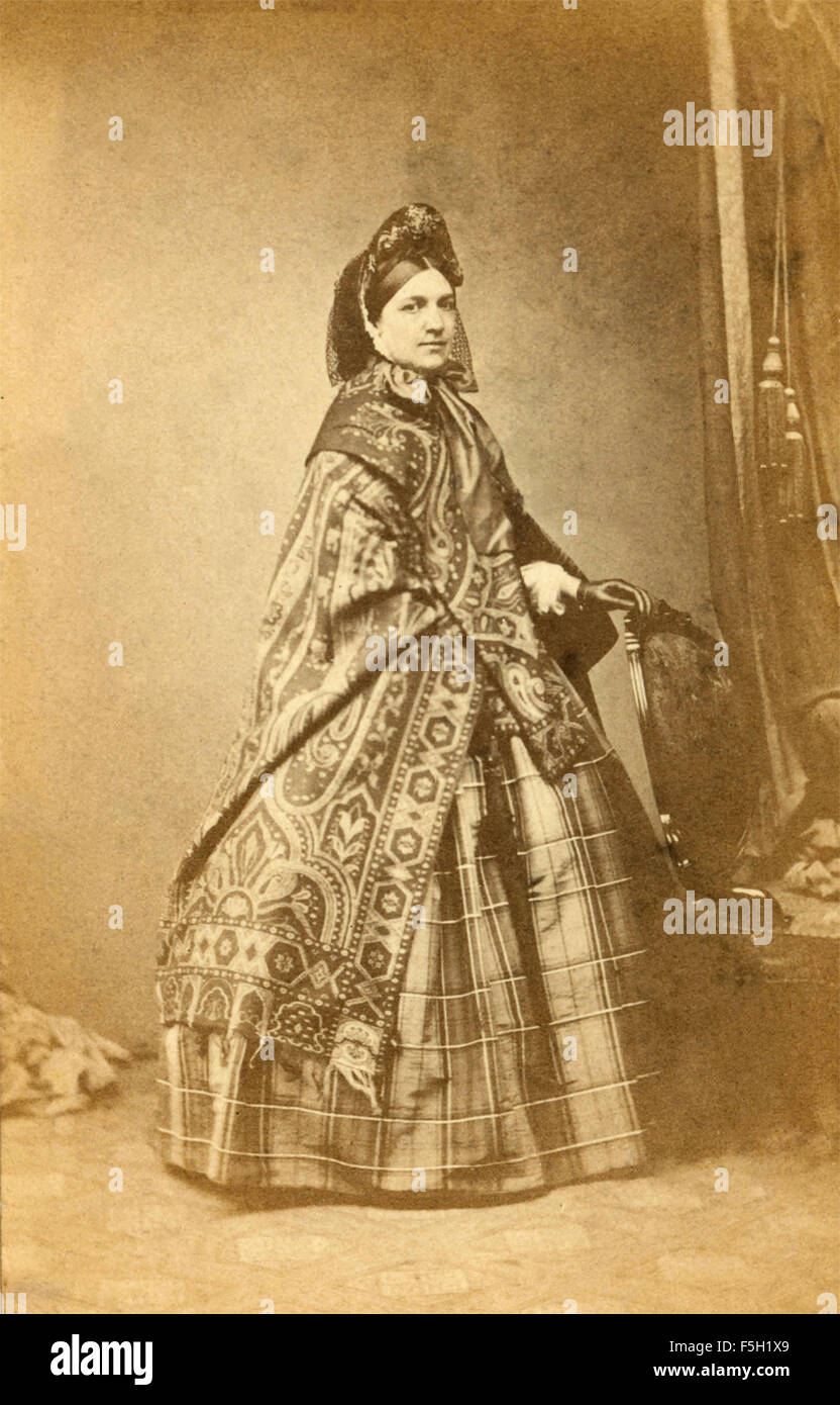 Portrait of a noblewoman Danish, Denmark Stock Photo
