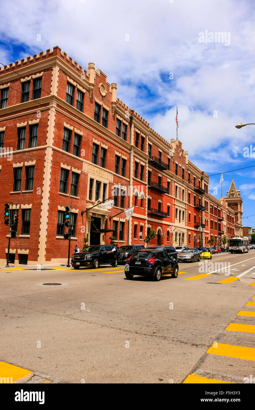 The Ghirardelli Chocolate factory turned Shopping Center in downtown