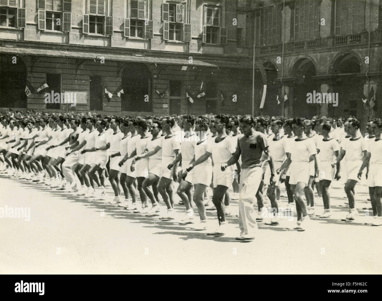 Fascist parade, Italy Stock Photo