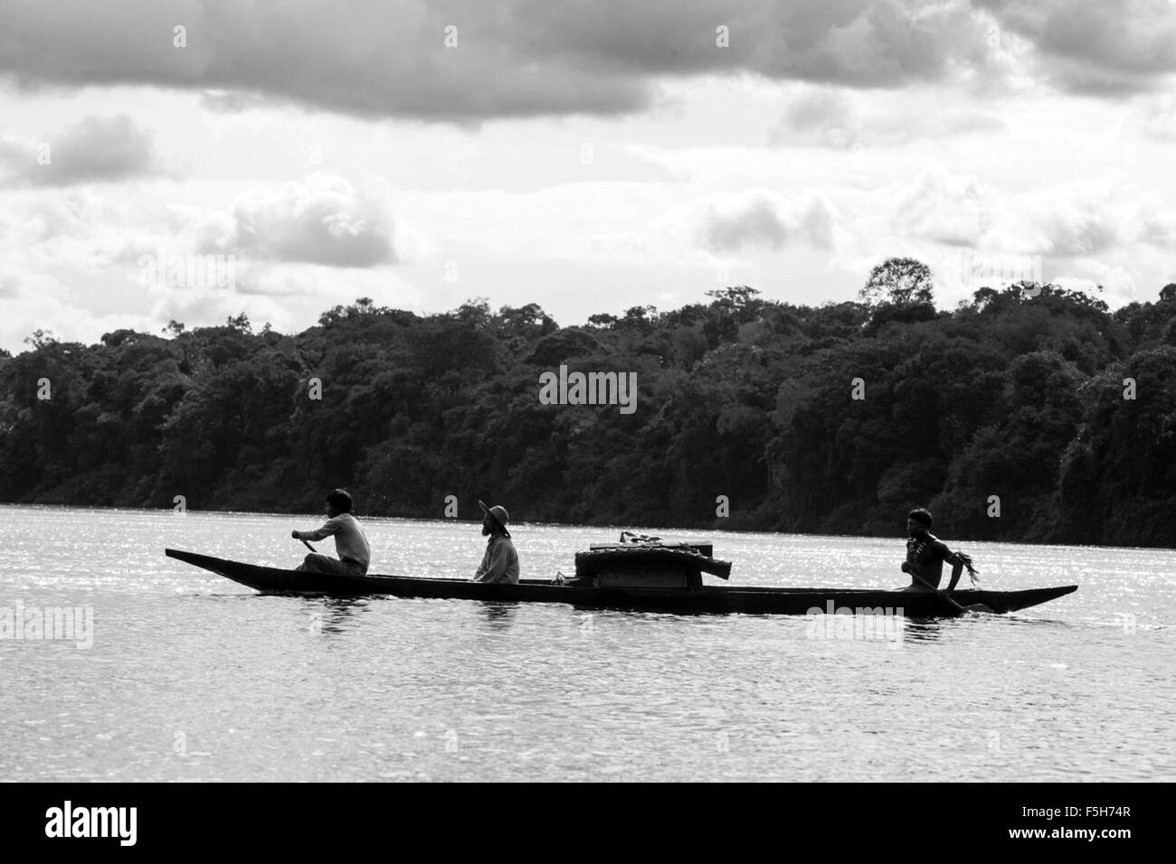 Embrace of the Serpent (Spanish: El abrazo de la serpiente) is a 2015 internationally co-produced adventure drama film directed by Ciro Guerra.  This photograph is for editorial use only and is the copyright of the film company and/or the photographer assigned by the film or production company and can only be reproduced by publications in conjunction with the promotion of the above Film. A Mandatory Credit to the film company is required. The Photographer should also be credited when known. Stock Photo