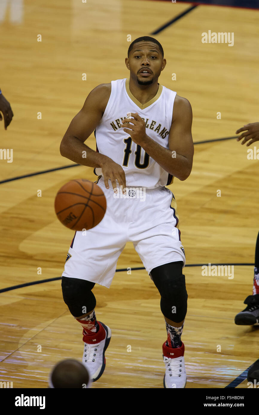 New Orleans, LA, USA. 3rd Nov, 2015. New Orleans Pelicans guard Eric