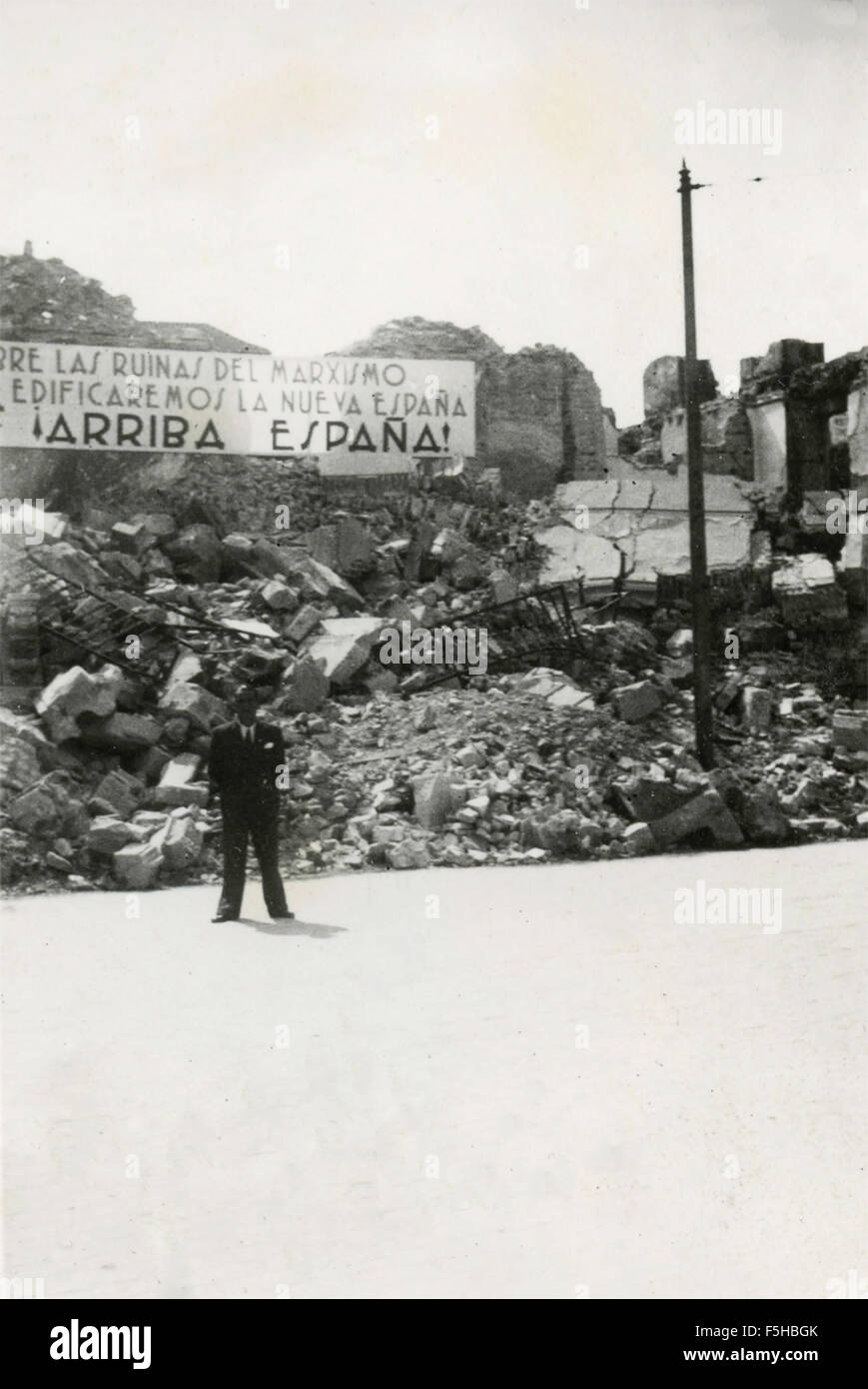 Spagna 1927: anti Marxist writings Stock Photo