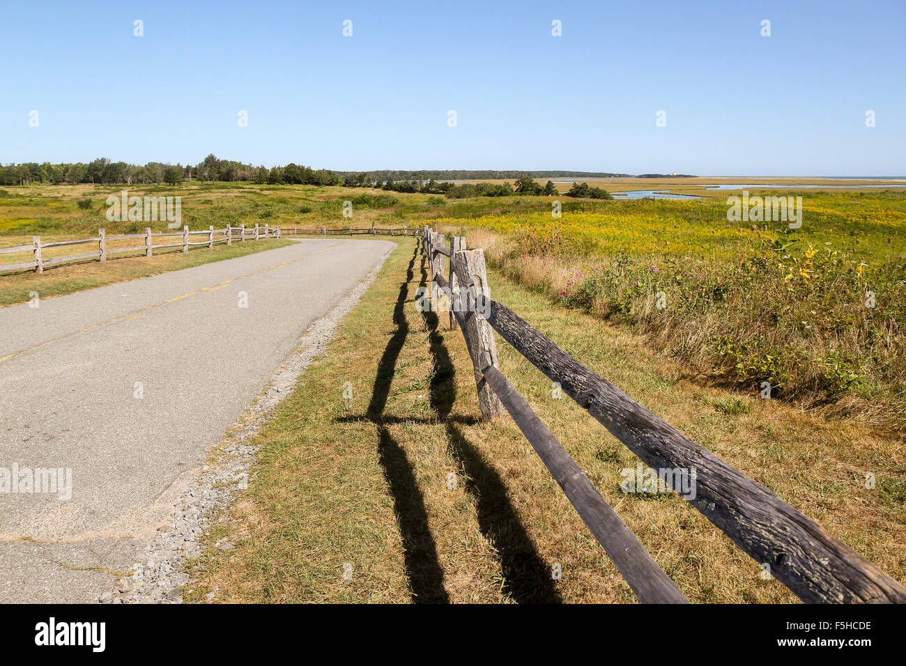 Fort Hill Rural Historic District, Eastham, Cape Cod, Massachusetts Stock Photo