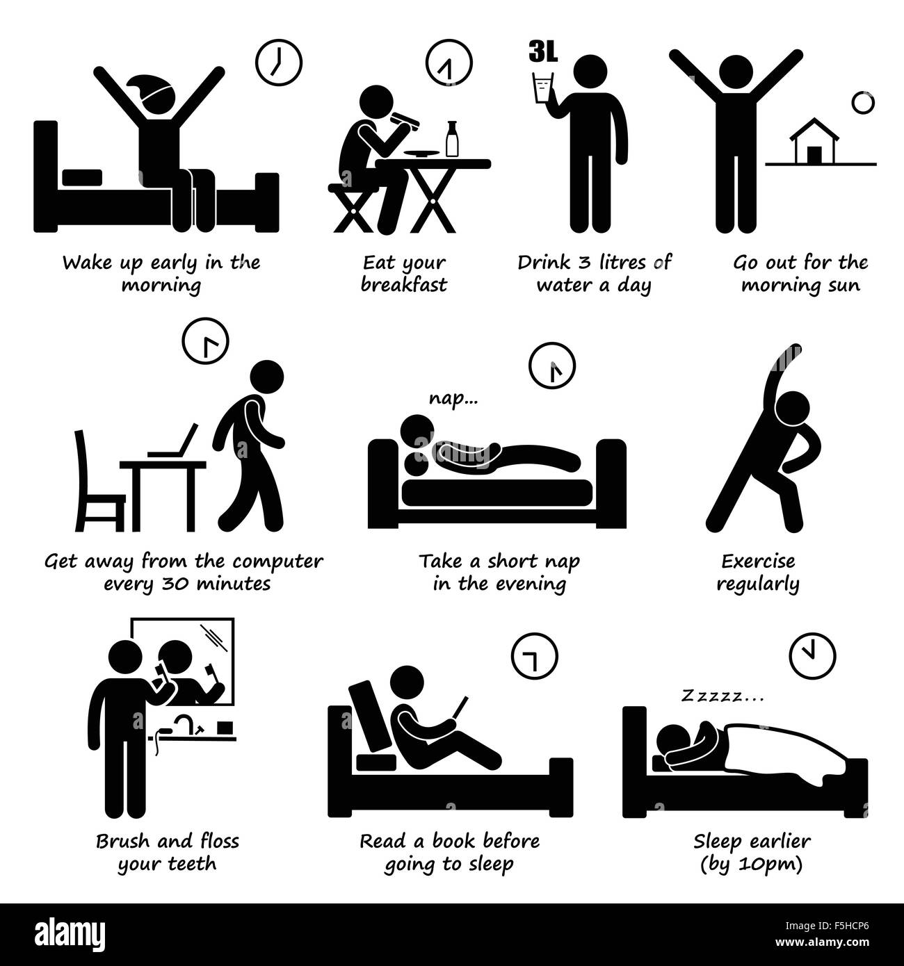 industrial revolution daily routine clipart