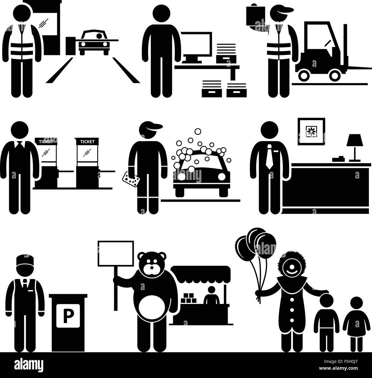 Poor Low Class Jobs Occupations Careers Toll Booth Collector, Data