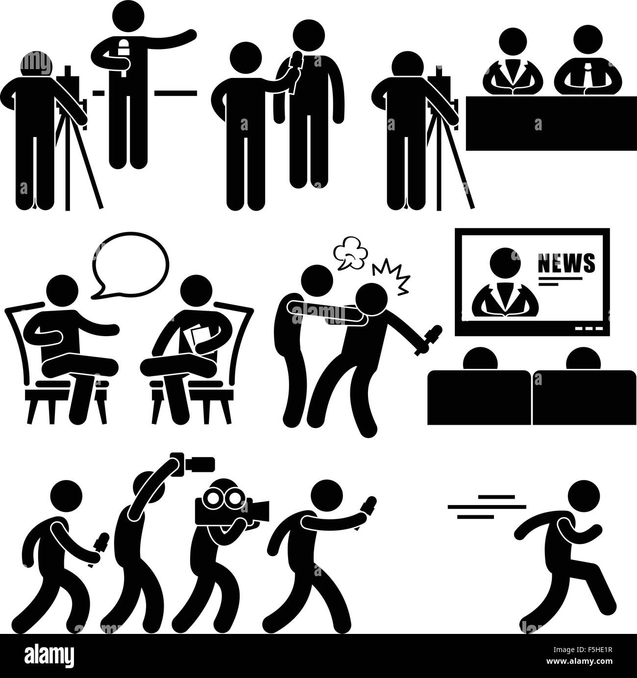 Interviewee man Black and White Stock Photos & Images Alamy