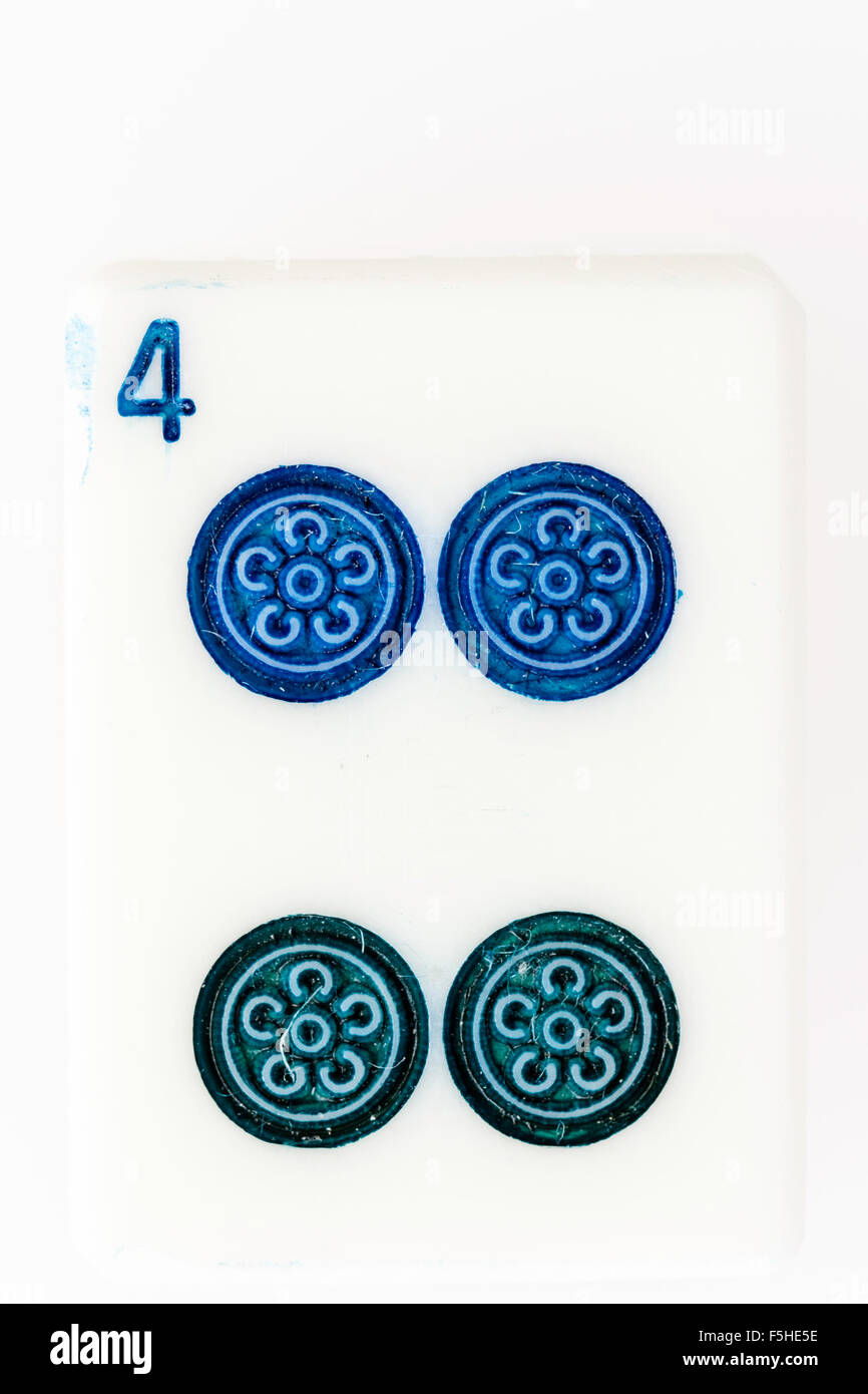 MahJong, Chinese gambling game played with numbered cards, or tiles