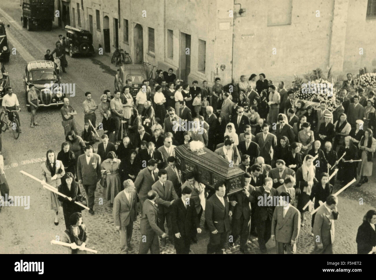 Funeral Procession, Italy Stock Photo Alamy