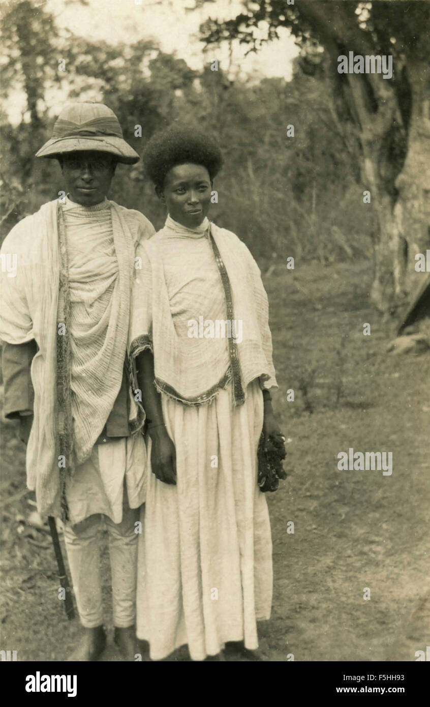 Pair of ethnic Amara, Ethiopia Stock Photo - Alamy