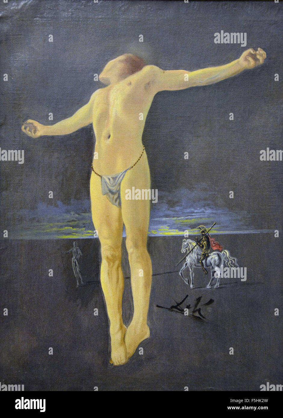 Salvador Dali  - Crucifixion Stock Photo