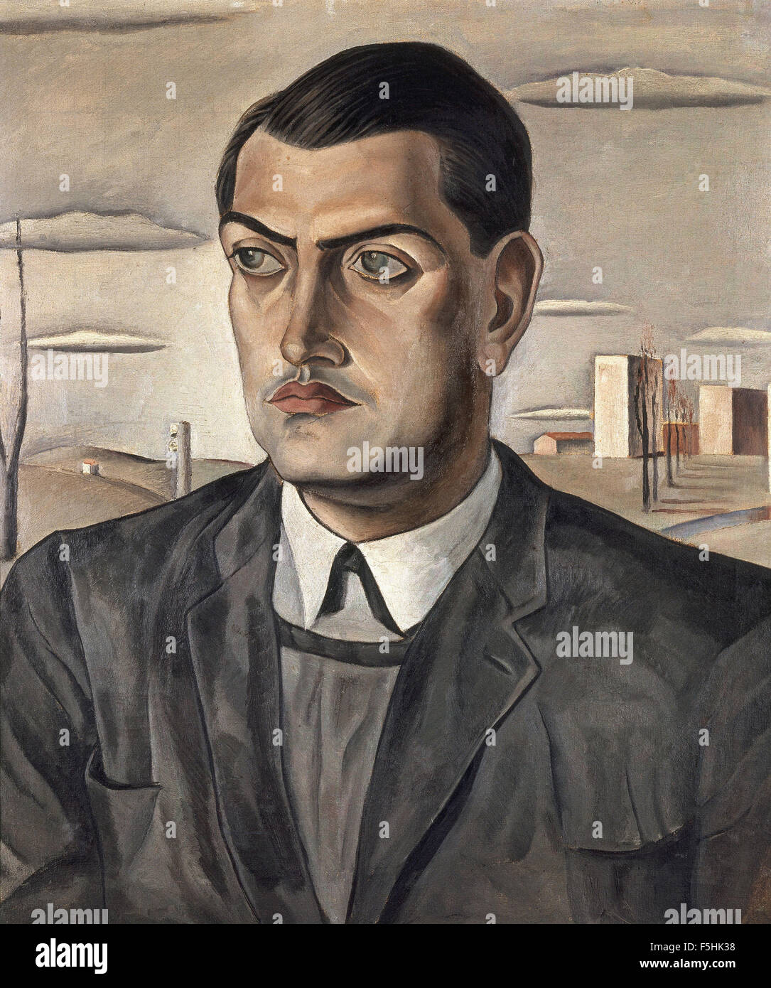 Salvador Dali -  Portrait of Luis Bunuel Stock Photo