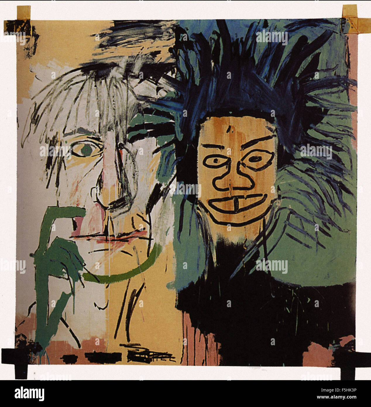 Two heads painting hi-res stock photography and images - Alamy