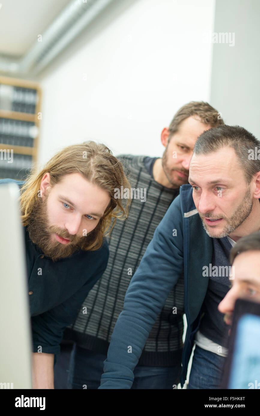 Sweden, Architects working in office Stock Photo