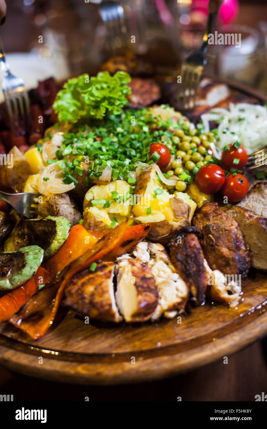 The Men's dinner Stock Photo - Alamy