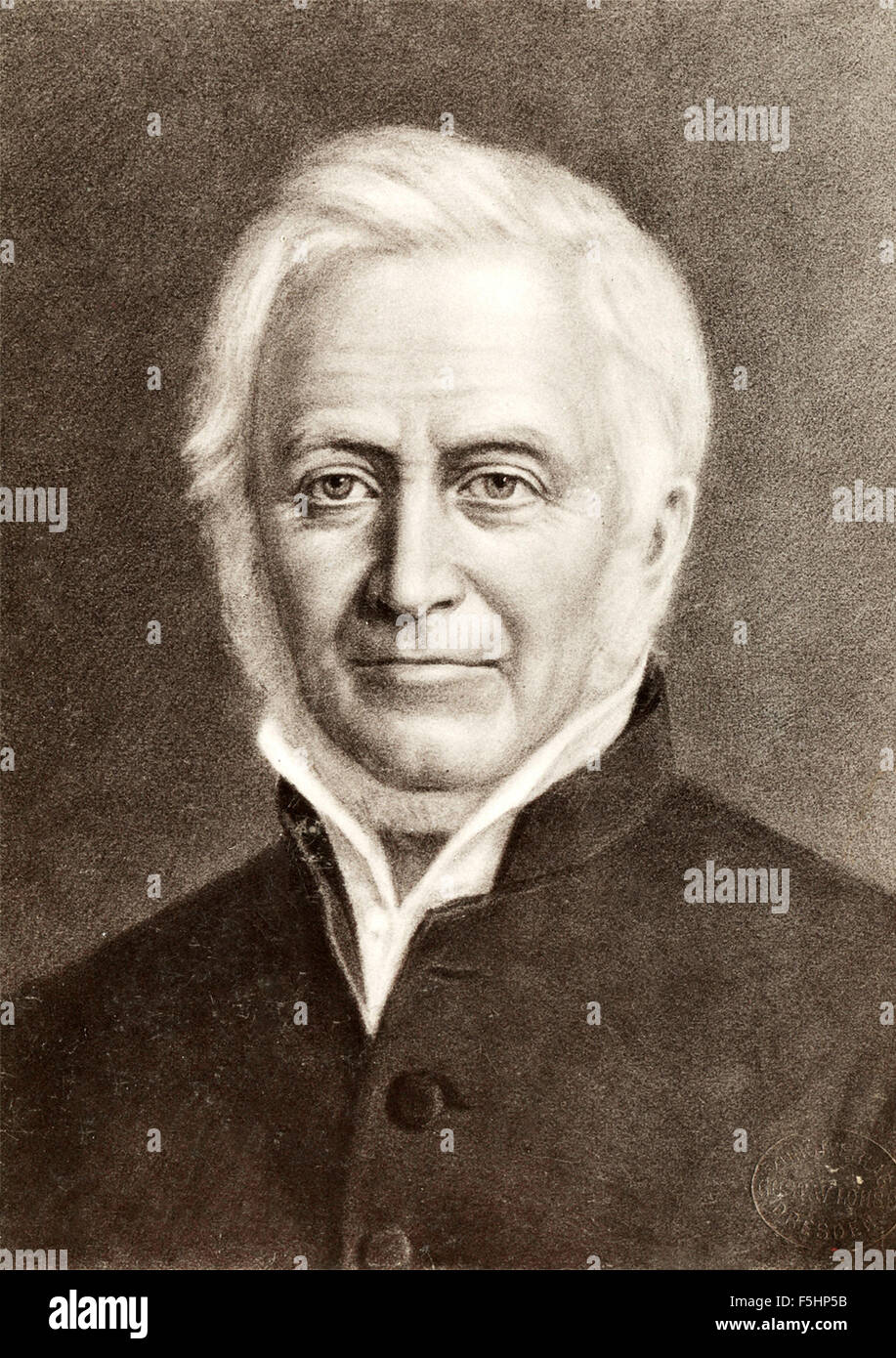Portrait of the German writer Ernst Moritz Arndt Stock Photo