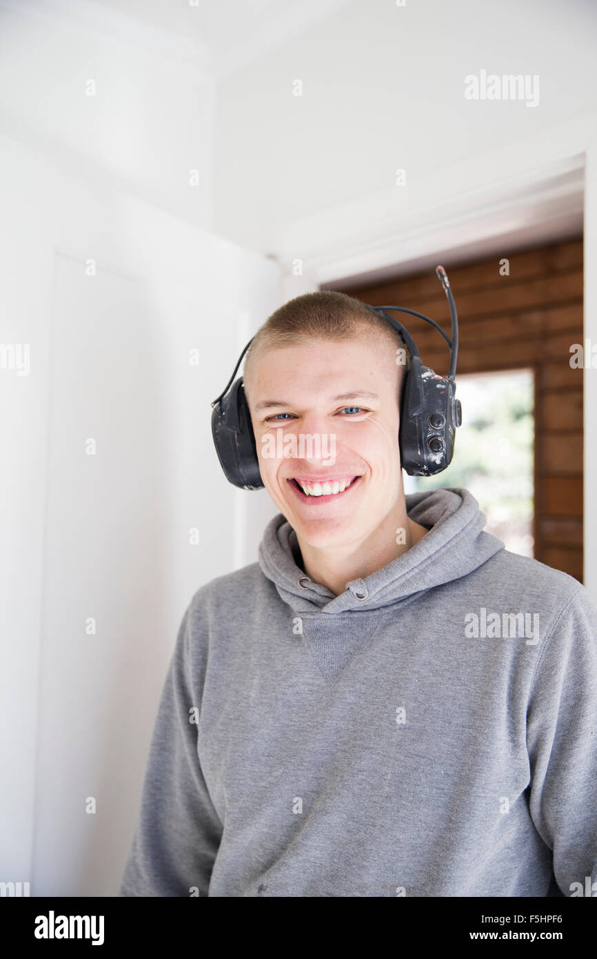 Person wearing ear protection hires stock photography and images Alamy