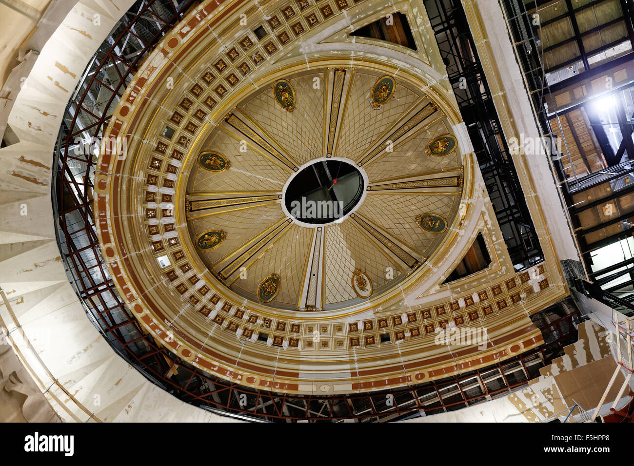 Berlin, Germany, construction site Staatsoper Stock Photo