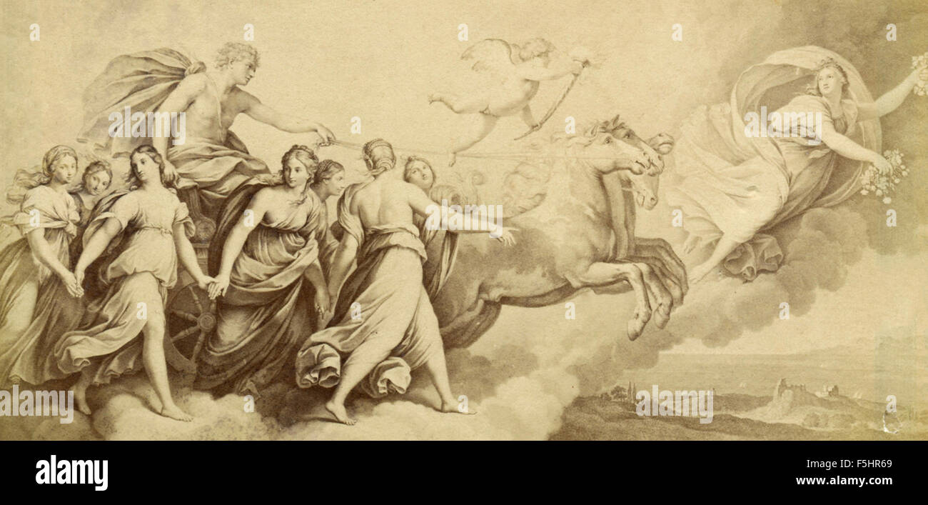 The Aurora, painted by Guido Reni, Italian Stock Photo - Alamy