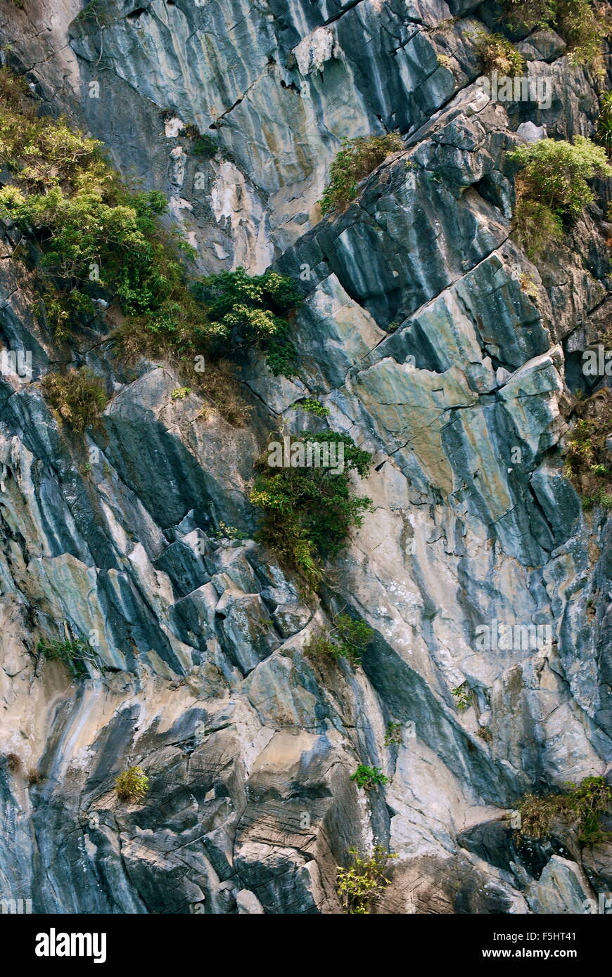 Close up of cliff edge Stock Photo