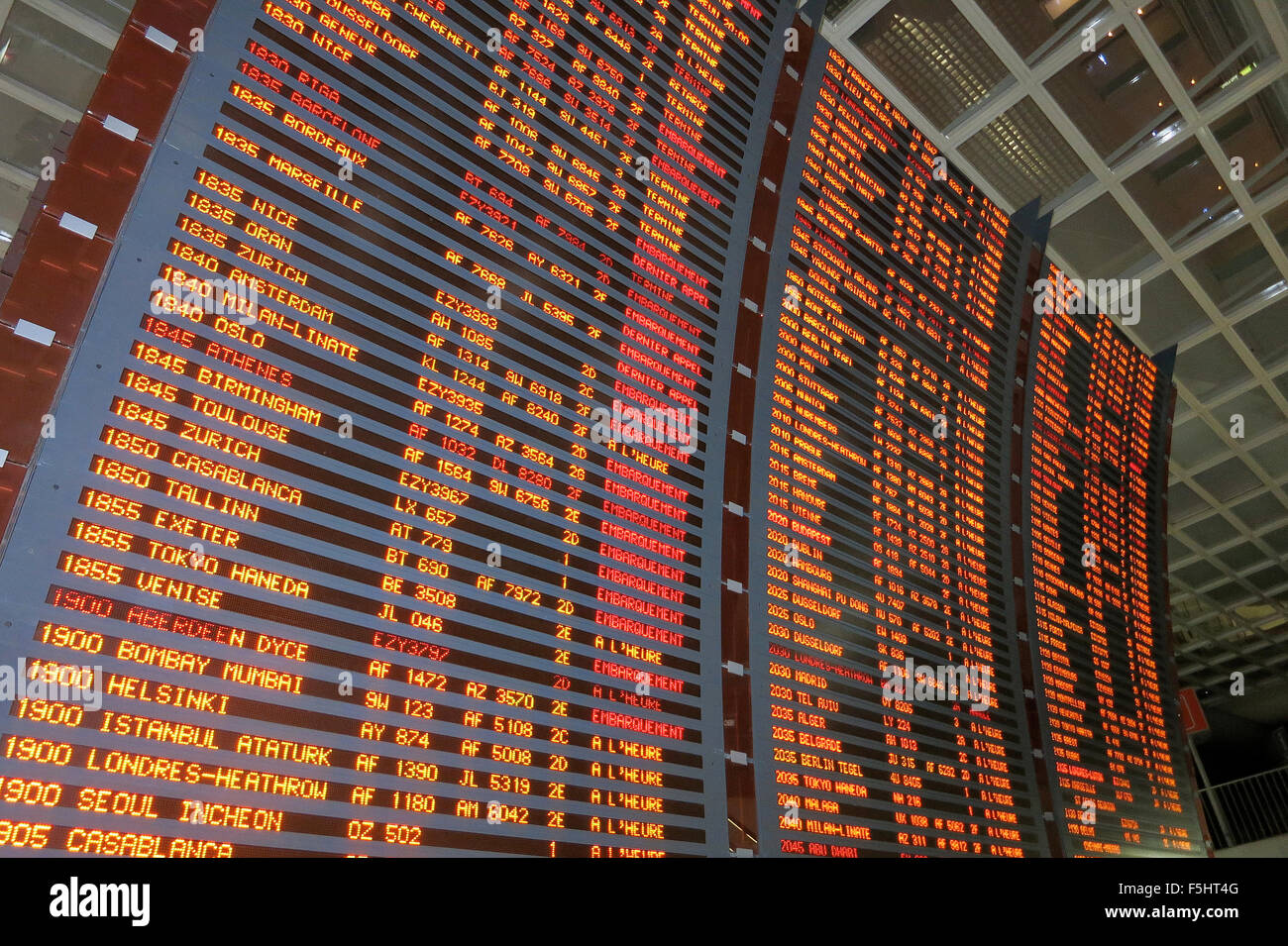roissy charles de gaulle departures