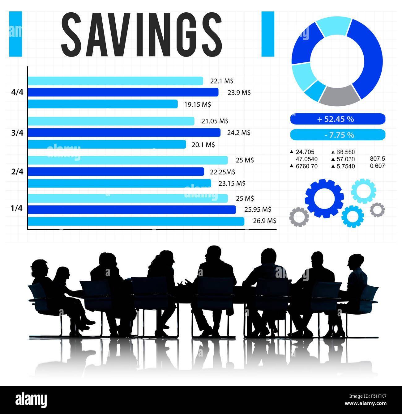Savings Finance BudgetEconomy Money Save Concept Stock Photo