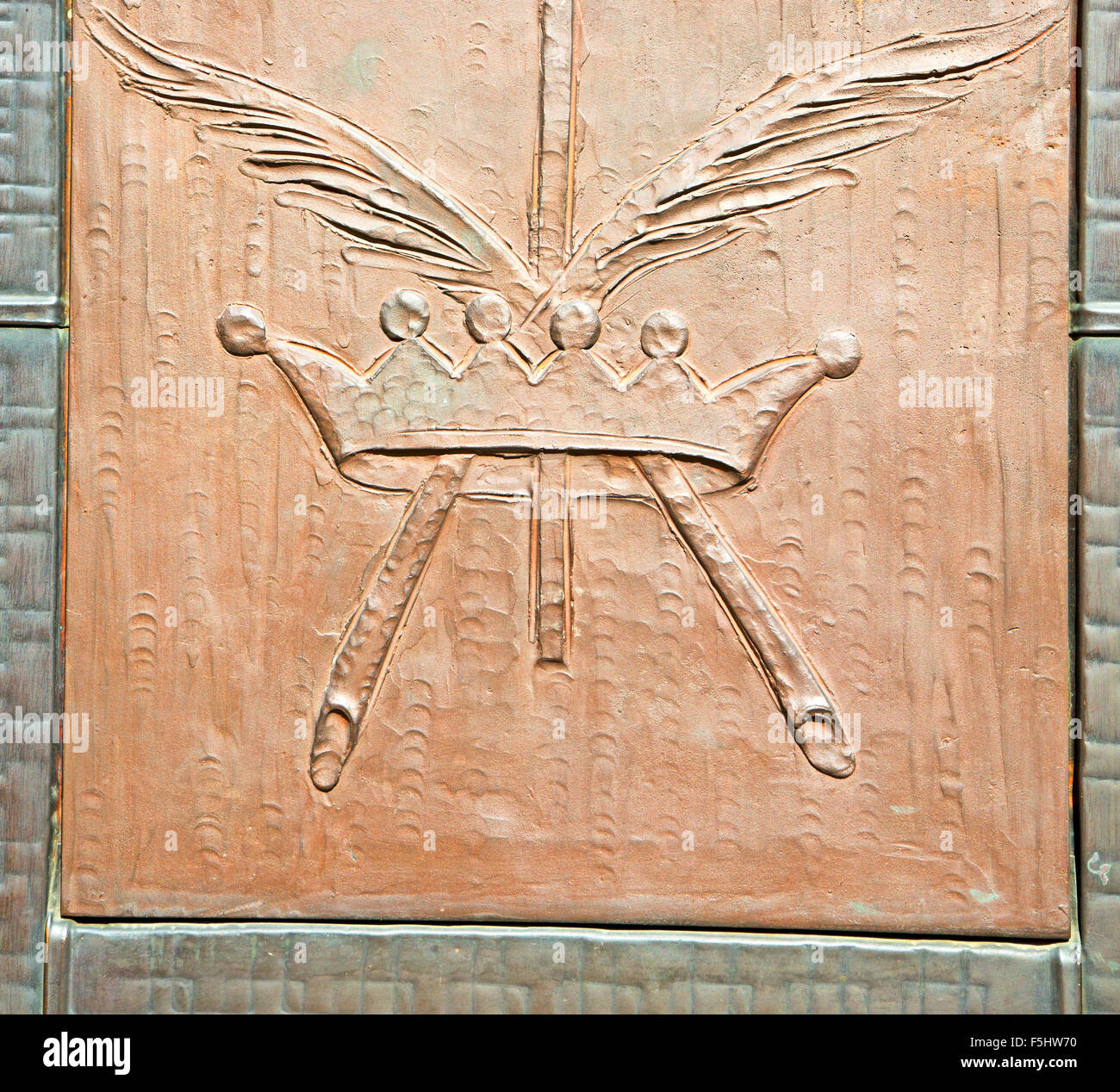 texture of a brown old door in italy europe Stock Photo - Alamy