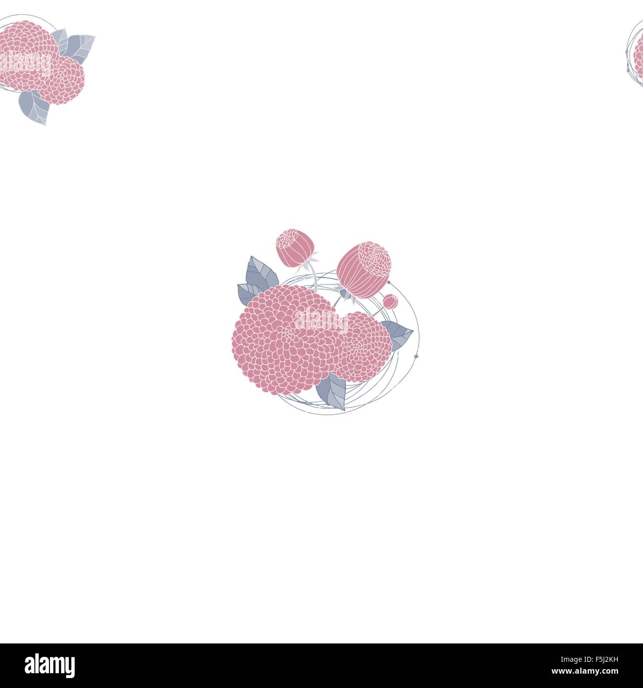 Seamless texture with asters Stock Vector Image & Art - Alamy