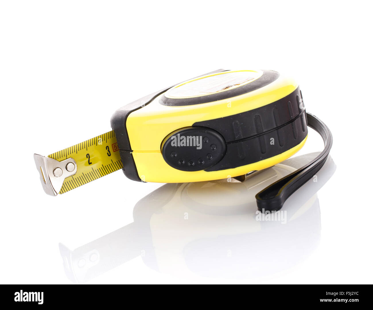 measuring tape for tool roulette Stock Photo
