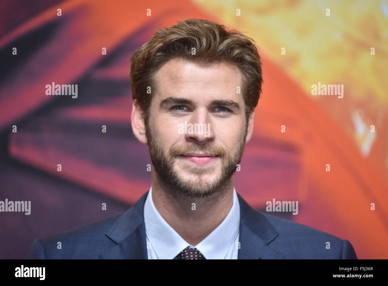 Liam Hemsworth attends to the Premiere of 'The Hunger Games: Mockingjay - Part 2' at the Sony Center CienStar in Berlin, Germany. On November 04, 2015./picture alliance Stock Photo