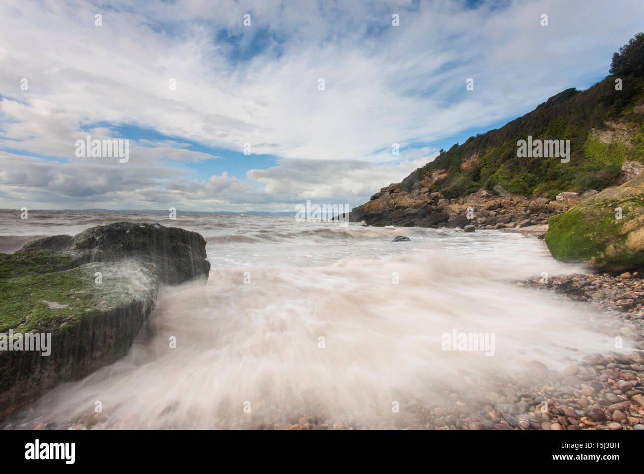 A view from Ladye Bay Clevedon, Somerset Stock Photo Alamy