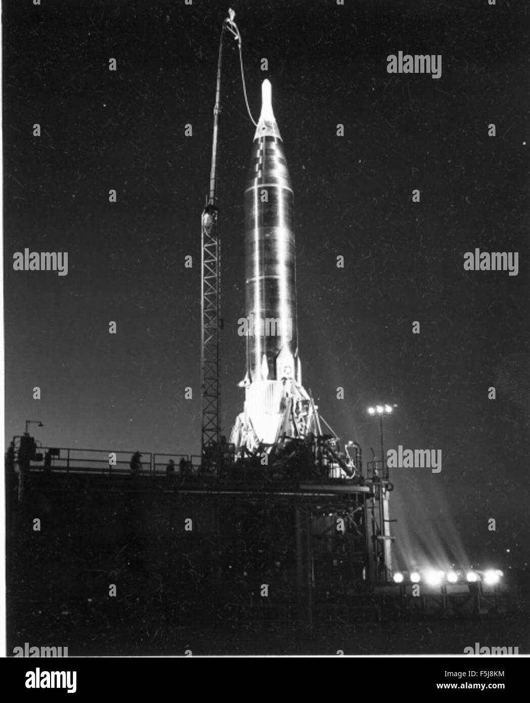 A photograph from the Atlas Collection, depicting the missile systems ...