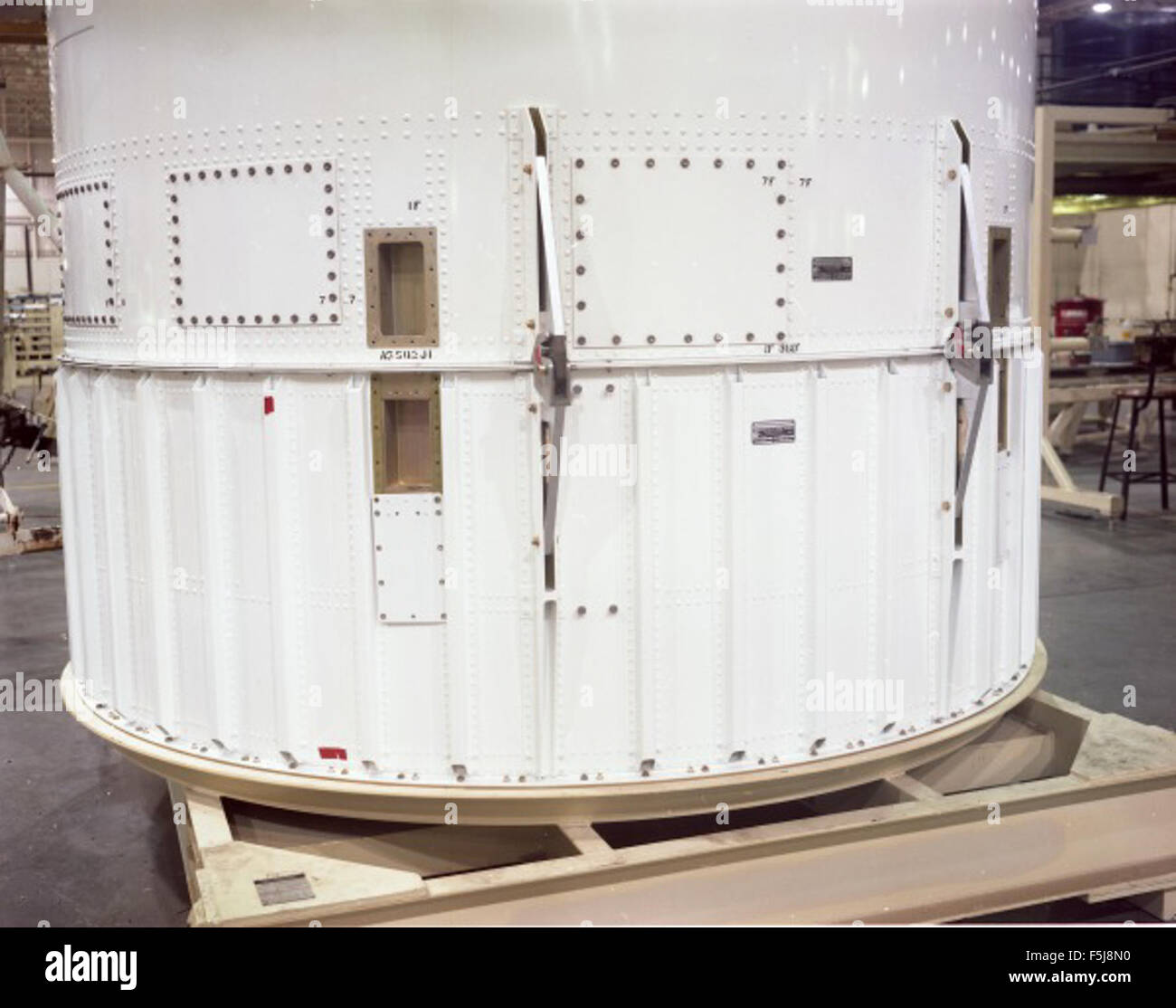 An image depicting a moment in the Atlas missile program, showcasing ...